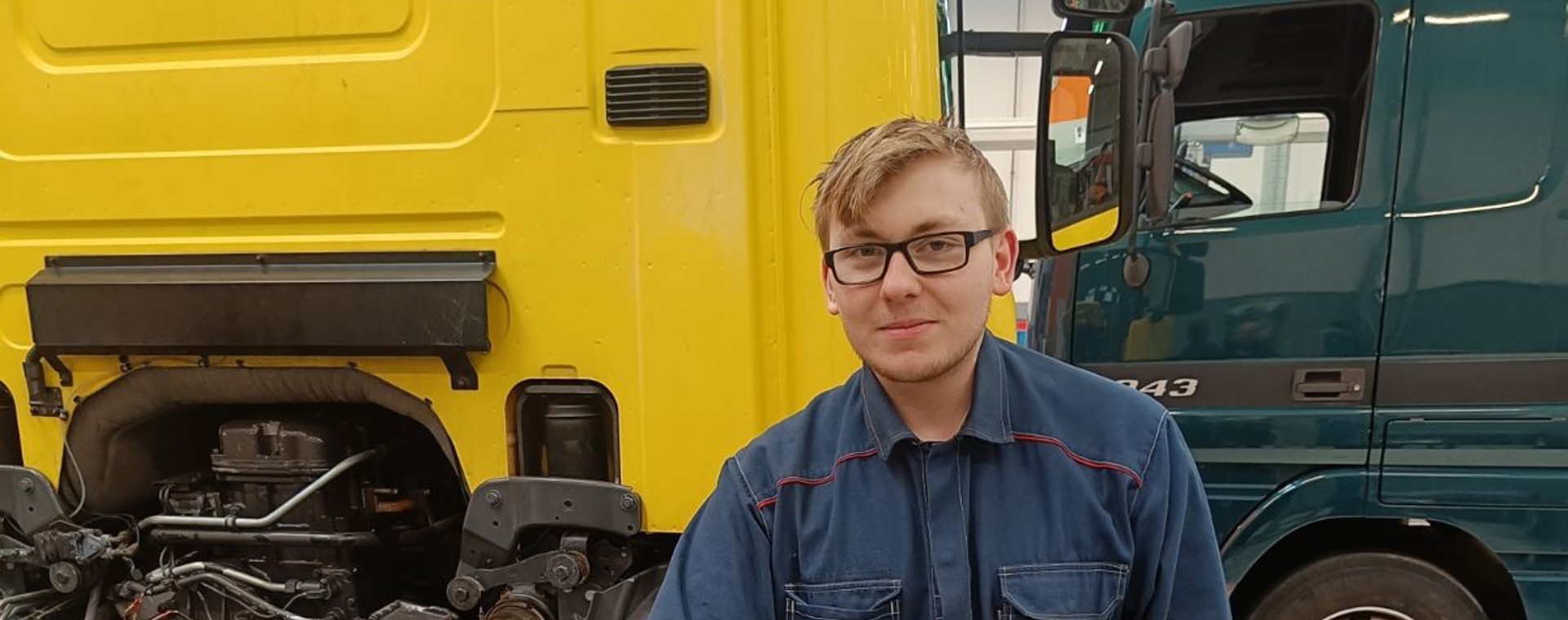 Lastvognsmekaniker Gustav Møller Selsmark